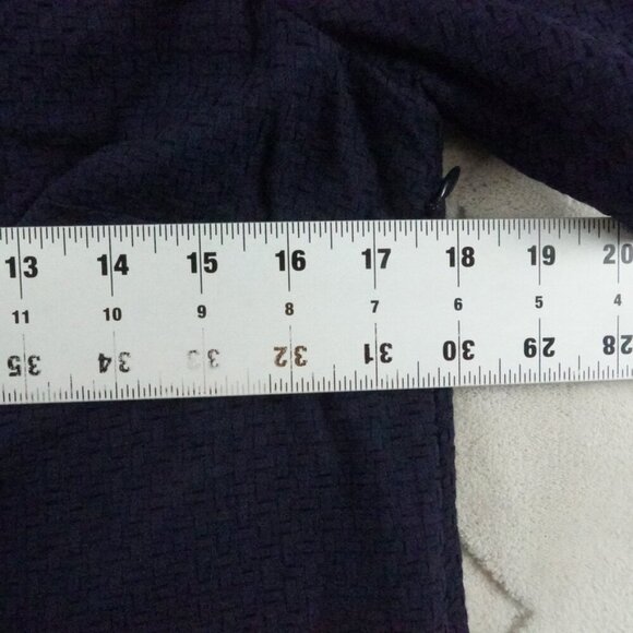 J.Crew Cold shoulder dress Womens Small Navy Bkue - Picture 6 of 12